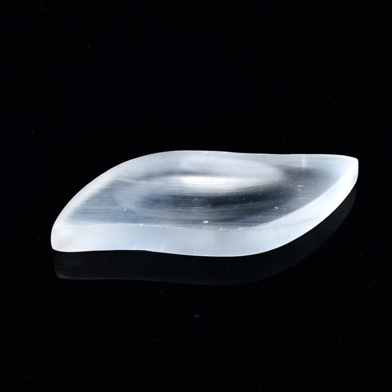 Plaque de bol de sélénite 100% naturelle, grille de cristal de Quartz brut sculpté Fengshui Quartz minéral Chakra pour décoration de maison cadeau de guérison 1 pièce 7