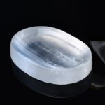 Plaque de bol de sélénite 100% naturelle, grille de cristal de Quartz brut sculpté Fengshui Quartz minéral Chakra pour décoration de maison cadeau de guérison 1 pièce 10