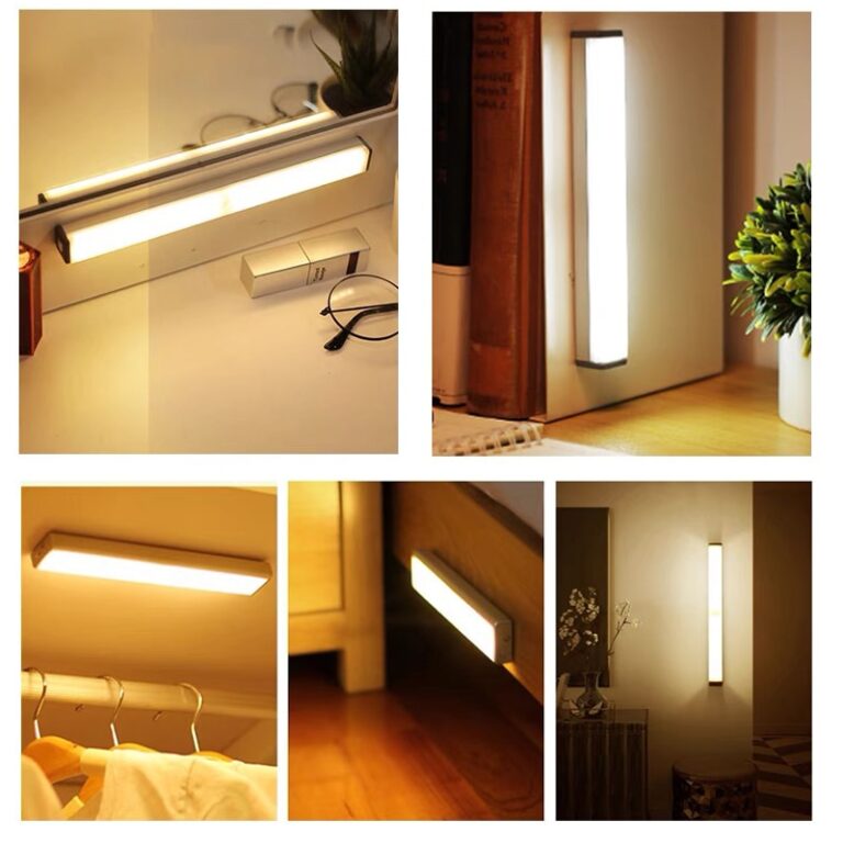 Lampe LED Sans Fil avec Détecteur de Mouvement, Luminaire Décoratif d'Intérieur, Idéal pour une Chambre à Coucher, un Placard, des Escaliers ou un Couloir 4